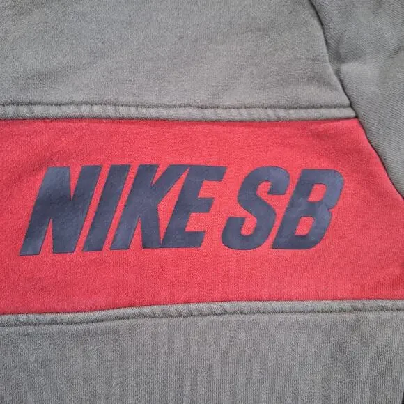Nike SB Men's XL Everett Sweatshirt Olive Green Long Sleeve Crew Neck Sweater - Picture 3 of 15